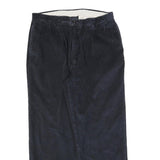 NAUTICA Mens Cotton Blend Blue Relaxed Straight Trousers W36 L30 Casual Zip