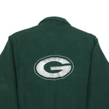 PRO ELITE Green Bay Packers Mens Green & Yellow Logo Track Jacket L Polyester