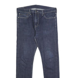 LEVI'S 510 Mens Slim Slim Jeans Denim Dark W34 L31 Zip Cotton Blend