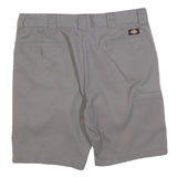 DICKIES Mens Shorts Grey Casual Cotton Blend L W36 Workwear Pocketed