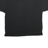 BUGLE BOY Mens Black T-Shirt L Short Sleeve Crew Neck Pocket Plain Cotton