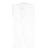 7 FOR ALL MANKIND Womens Slim White Denim Jeans W32 L32 Zip Cotton Blend Stretch