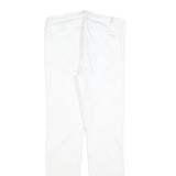 7 FOR ALL MANKIND Womens Slim White Denim Jeans W32 L32 Zip Cotton Blend Stretch