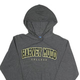 CHAMPION Mens Grey Harvey Mudd College Pullover Hoodie XS Cotton Blend Casual