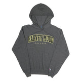 CHAMPION Mens Grey Harvey Mudd College Pullover Hoodie XS Cotton Blend Casual