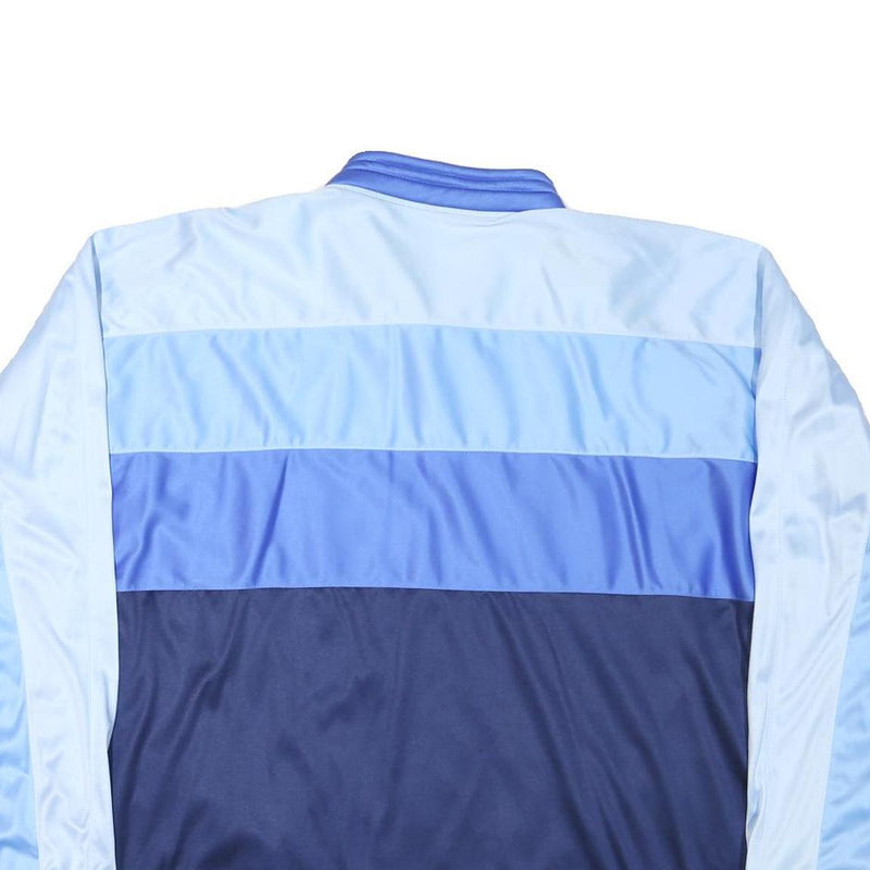 COSPO Mens Blue & Light Blue Colourblock Zip Jacket L Polyester Blend Sportswear