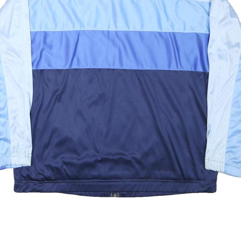 COSPO Mens Blue & Light Blue Colourblock Zip Jacket L Polyester Blend Sportswear
