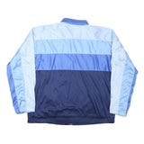 COSPO Mens Blue & Light Blue Colourblock Zip Jacket L Polyester Blend Sportswear