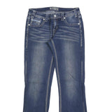 ROCK & ROLL Womens Jeans Blue Regular Bootcut Denim Medium W30 L34 Stylish Denim