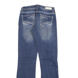 ROCK & ROLL Womens Jeans Blue Regular Bootcut Denim Medium W30 L34 Stylish Denim