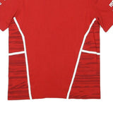 PUMA Mens Red Ferrari Formula 1 Racing Graphic T-Shirt S Short Sleeve V-Neck