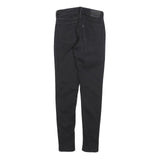LEVI'S 710 Womens Slim Black Denim Slim Jeans W25 L28 Stylish Comfortable