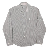 ADIDAS Mens Black White Check Shirt S Cotton Blend Casual Button Shirt