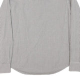 ADIDAS Mens Black White Check Shirt S Cotton Blend Casual Button Shirt