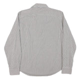 ADIDAS Mens Black White Check Shirt S Cotton Blend Casual Button Shirt