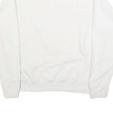 CHAMPION Mens White Cotton Blend Crew Neck M Sweatshirt Plain Logo Casual