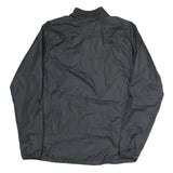 NIKE Mens Black Jacket M Polyester Zip Plain Lightweight Sportswear