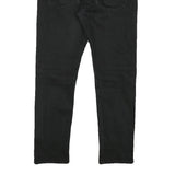 LEVI'S Mens Slim Black Denim Slim Jeans W29 L26 Classic Cotton Blend Zip