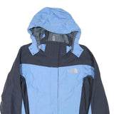THE NORTH FACE Womens Blue & Navy Shell Jacket XS Polyester Outdoor Zip Hooded