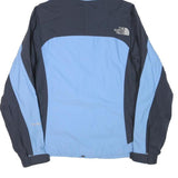 THE NORTH FACE Womens Blue & Navy Shell Jacket XS Polyester Outdoor Zip Hooded