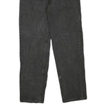 Womens Black Regular Fit Straight Jeans Cotton Blend Zip Closure W28 L32 Classic