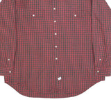 RALPH LAUREN Mens Red & Green Check Shirt XL Classic Button Down Long Sleeve