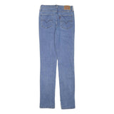LEVI'S Womens Slim Blue Denim Jeans Cotton Blend Zip W25 L30 Classic Fit