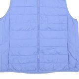 J.CREW Womens Blue XL Jacket Polyester Blend Plain Zip Up Lightweight Outerwear