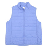 J.CREW Womens Blue XL Jacket Polyester Blend Plain Zip Up Lightweight Outerwear