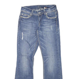 STETSON Womens Regular Fit Blue Denim Straight Jeans W28 L31 Stylish Casual