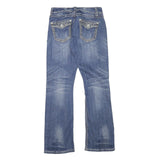 STETSON Womens Regular Fit Blue Denim Straight Jeans W28 L31 Stylish Casual