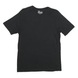 NEW BALANCE Mens Black Cotton Blend T-Shirt L Short Sleeve Crew Neck Plain