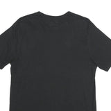 NEW BALANCE Mens Black Cotton Blend T-Shirt L Short Sleeve Crew Neck Plain
