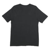 NEW BALANCE Mens Black Cotton Blend T-Shirt L Short Sleeve Crew Neck Plain