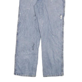 DICKIES Mens Regular Fit Blue Denim Jeans W34 L30 Casual Workwear Zip Closure