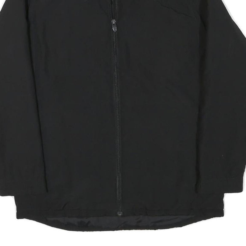 PUMA Boys Black Polyester Blend Track Jacket L Zip Plain Sportswear