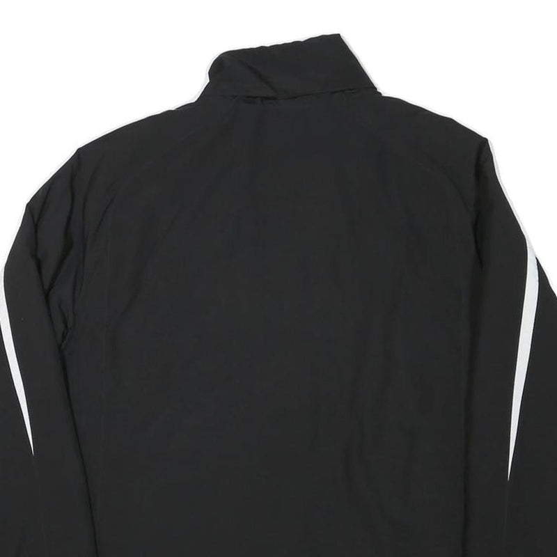 PUMA Boys Black Polyester Blend Track Jacket L Zip Plain Sportswear