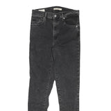 LEVI'S Womens Jeans Black Slim Skinny Denim Medium W27 L29 Stretch Cotton Blend