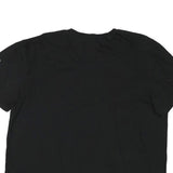 TRUE RELIGION Mens Black V-Neck T-Shirt L Cotton Blend Logo Graphic