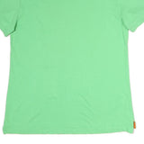 NAUTICA Mens Green & Orange Short Sleeve Plain L Cotton Polo Shirt Casual Summer
