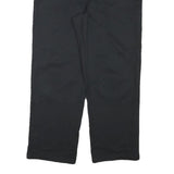 DICKIES Mens Cotton Blend Black Regular Straight Trousers W36 L27 Workwear Zip
