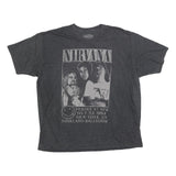 SIX FIFTY ONE Mens Grey Nirvana Graphic T-Shirt XL Short Sleeve Crew Neck