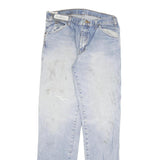 DICKIES Mens Regular Fit Blue Denim Jeans W30 L34 Zip Closure Classic Style