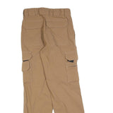 BELTUS Womens Beige Polyester Blend Regular Cargo Trousers W26 L28 Utility Zip