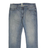 VOLCOM Mens Jeans Blue Regular Straight Denim Light W38 L34 Classic Casual