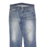 LEVI'S 514 Classic Mens Jeans Blue Classic Denim W33 L30 Faded Casual Style