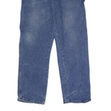DICKIES Mens Relaxed Blue Denim Jeans W36 L32 Workwear Utility Zip