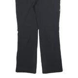 JACK WOLFSKIN Womens Polyester Blend Black Regular Fit Straight Leg Trousers W28