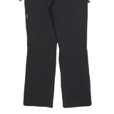JACK WOLFSKIN Womens Polyester Blend Black Regular Fit Straight Leg Trousers W28