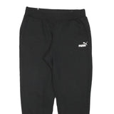 PUMA Womens Joggers Black M W30 L27 Cotton Blend Regular Tapered Fit Casual Gym